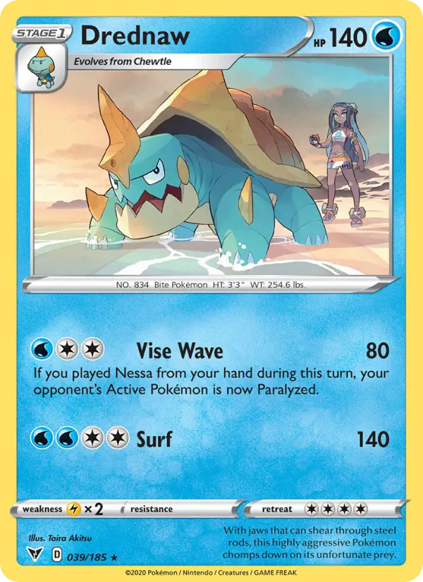 Drednaw 39 Vivid Voltage Pokesingles