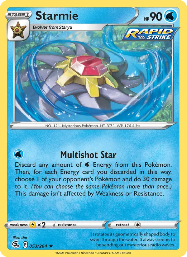 Starmie 53 Fusion Strike Pokesingles