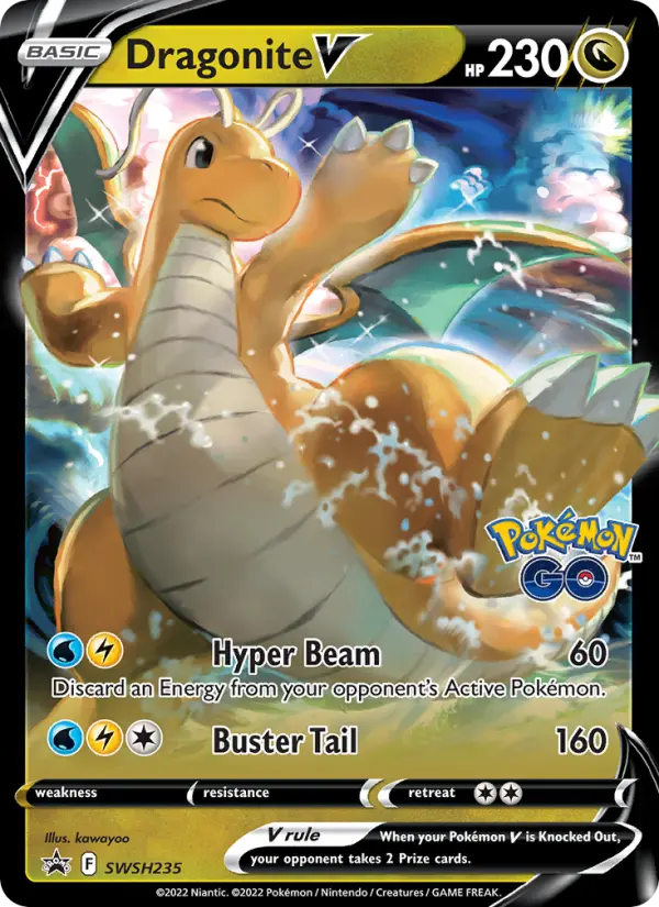 Dragonite V SWSH235 SWSH Black Star Promos Pokesingles