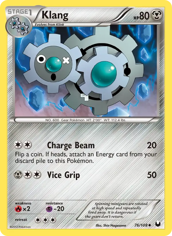 Klang 76 Dark Explorers Pokesingles