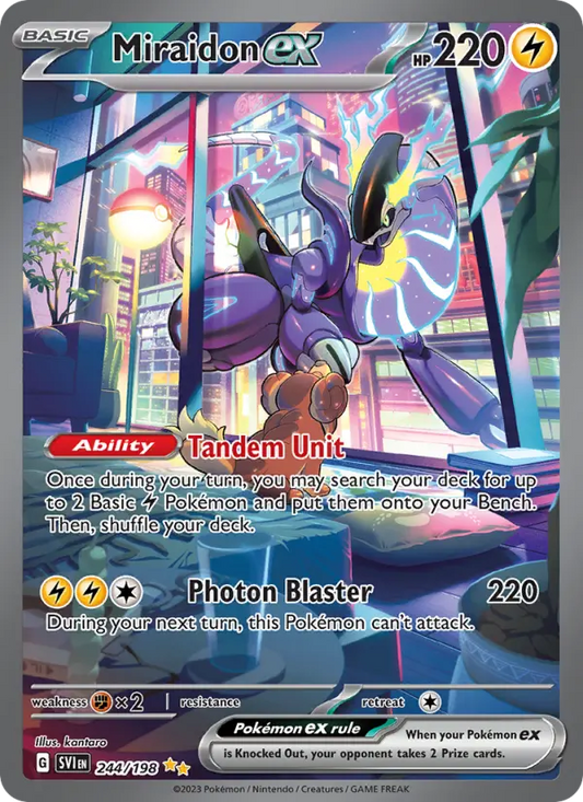 Miraidon ex 244 Scarlet & Violet Pokesingles