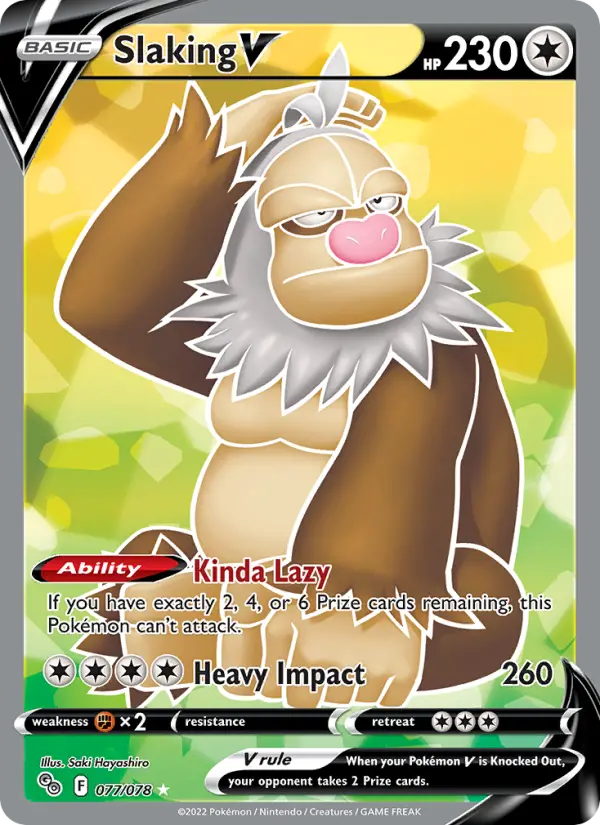 Slaking V 77 Pokémon GO Pokesingles