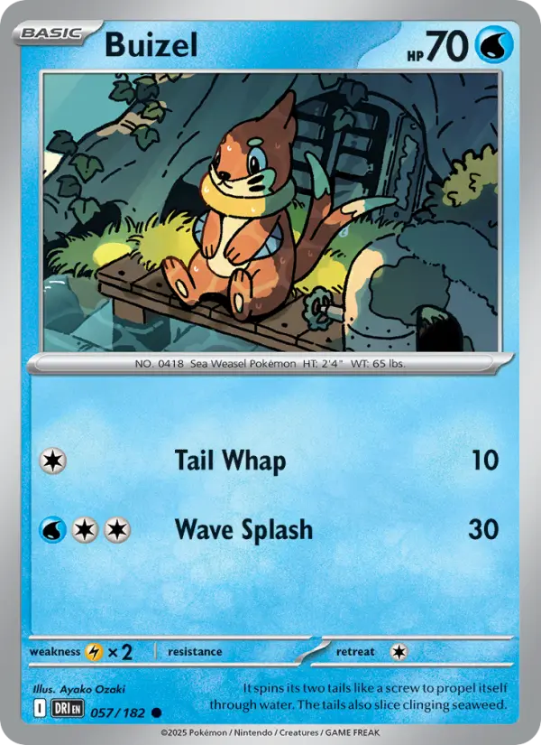 Buizel 57 Destined Rivals Pokesingles