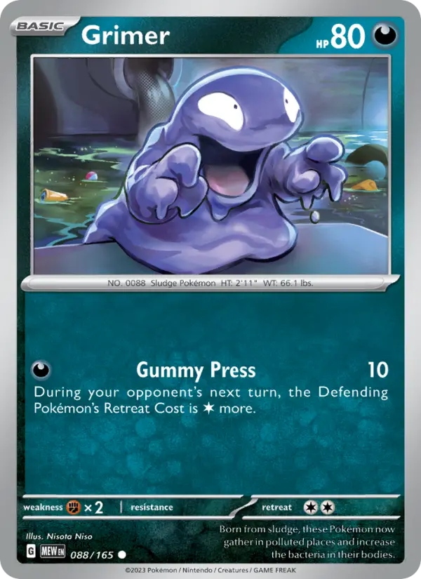 Grimer 88 151 Pokesingles