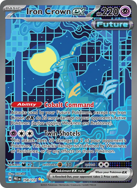 Iron Crown ex 158 Prismatic Evolutions Pokesingles