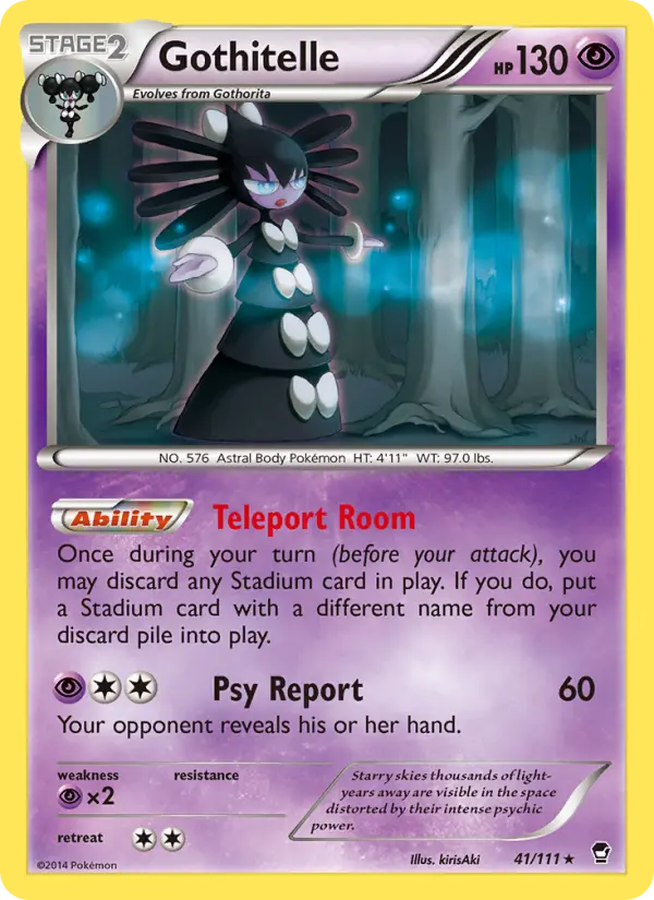 Gothitelle 41 Furious Fists Pokesingles