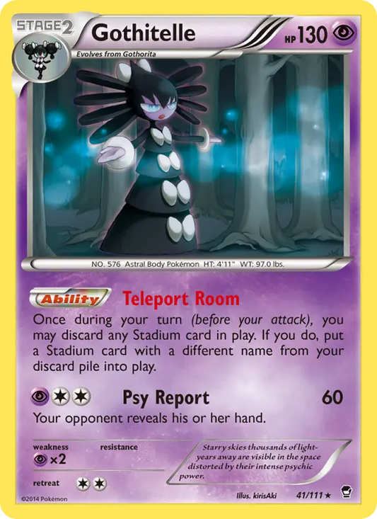 Gothitelle 41 Furious Fists Pokesingles