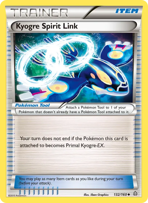 Kyogre Spirit Link 132 Primal Clash Pokesingles