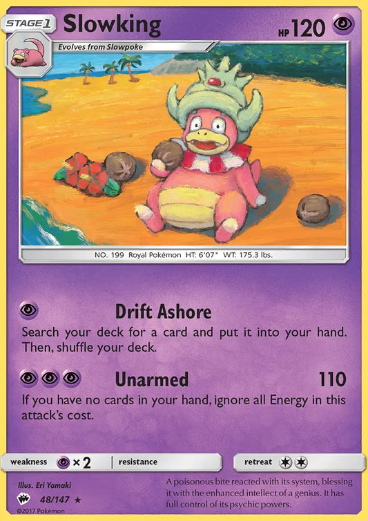 Slowking 48 Burning Shadows Pokesingles