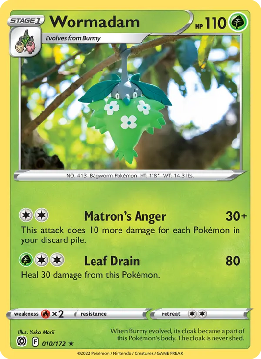 Wormadam 10 Brilliant Stars Pokesingles