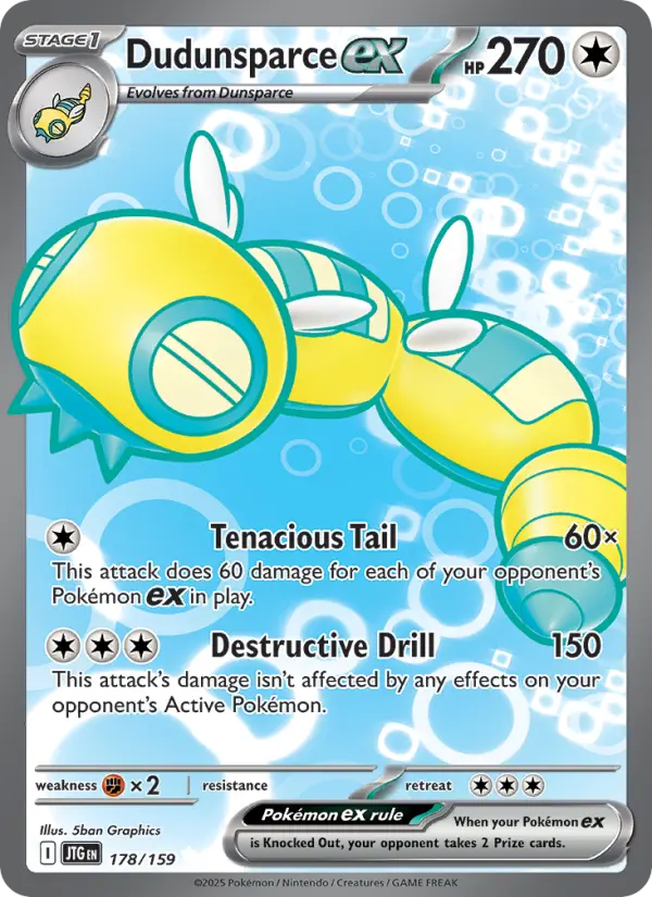 Dudunsparce ex 178 Journey Together Pokesingles