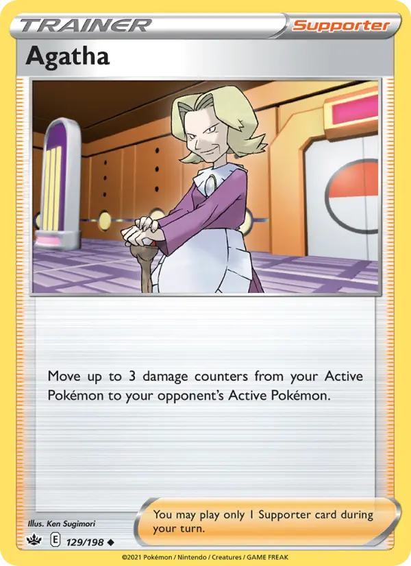 Agatha 129 Chilling Reign Pokesingles