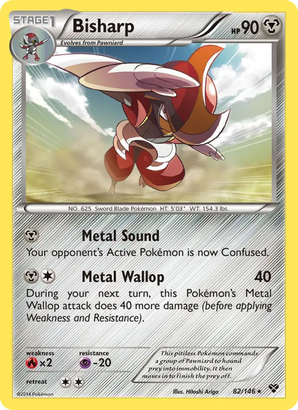Bisharp 82 XY Pokesingles
