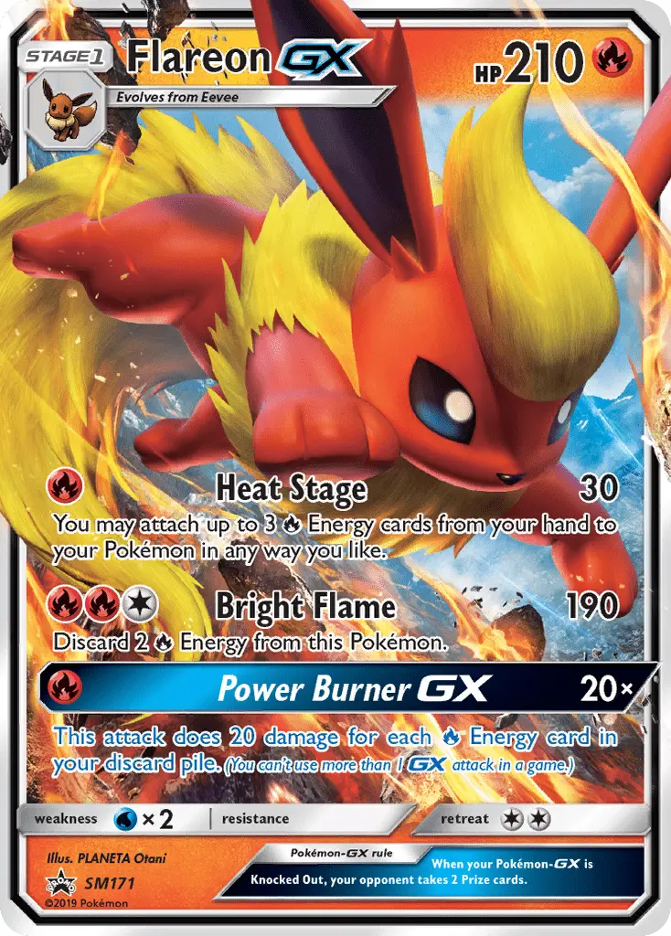 Flareon GX SM171 SM Black Star Promos Pokesingles