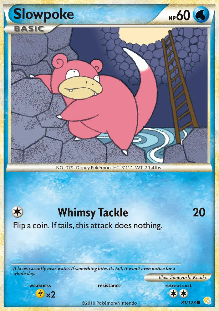 Slowpoke 81 HeartGold SoulSilver Pokesingles
