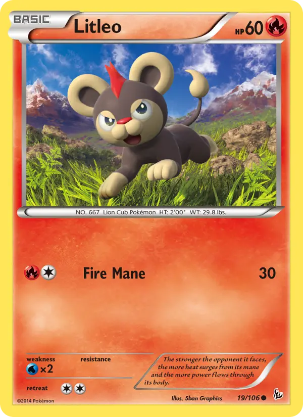 Litleo 19 Flashfire Pokesingles