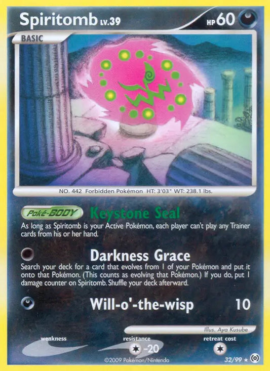 Spiritomb 32 Arceus Pokesingles