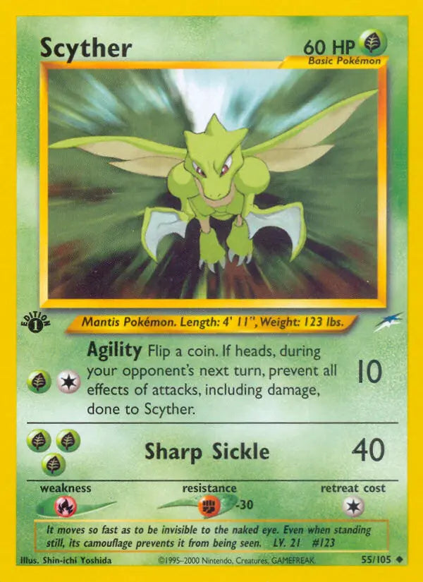 Scyther 55 Neo Destiny Pokesingles