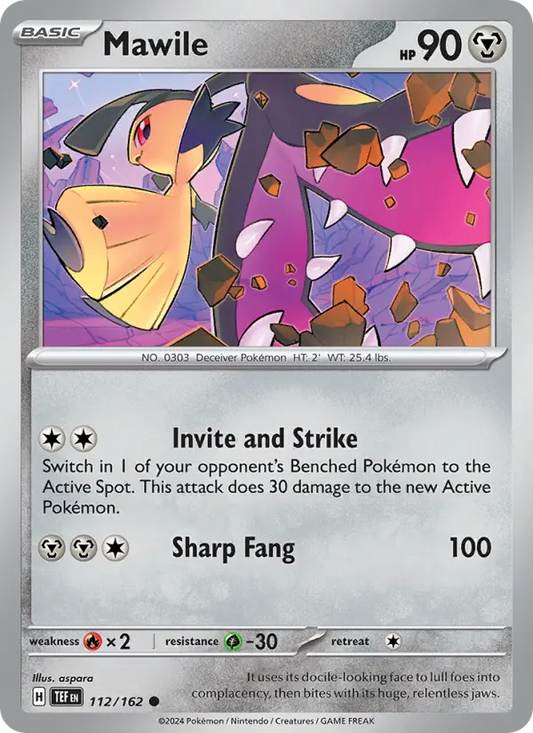 Mawile 112 Temporal Forces Pokesingles