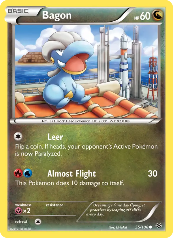 Bagon 55 Roaring Skies Pokesingles