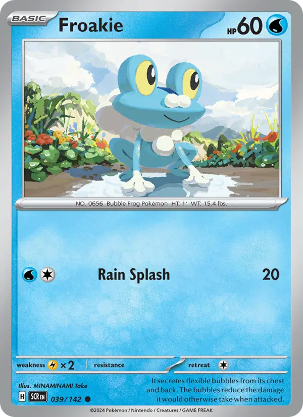 Froakie 39 Stellar Crown Pokesingles