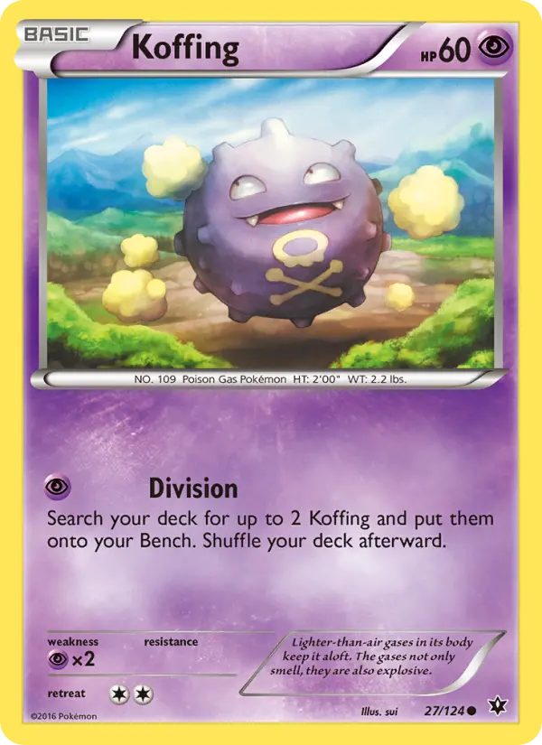 Koffing 27 Fates Collide Pokesingles