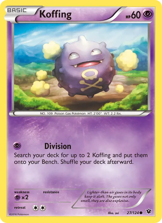 Koffing 27 Fates Collide Pokesingles