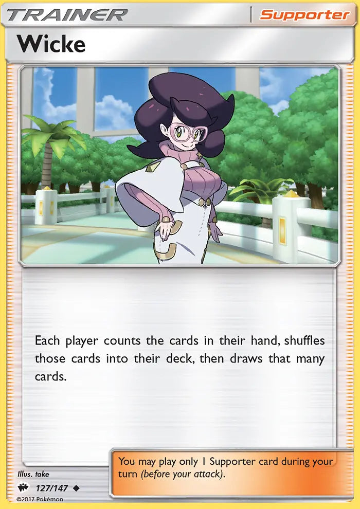 Wicke 127 Burning Shadows Pokesingles