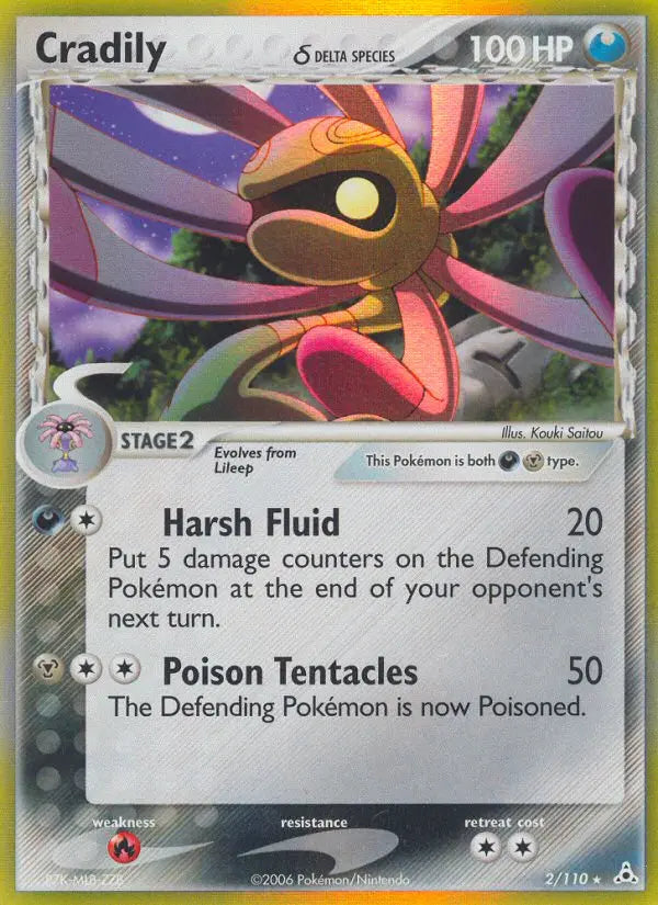 Cradily δ 2 Holon Phantoms Pokesingles