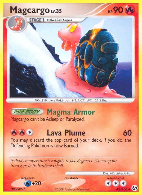 Magcargo 45 Great Encounters Pokesingles