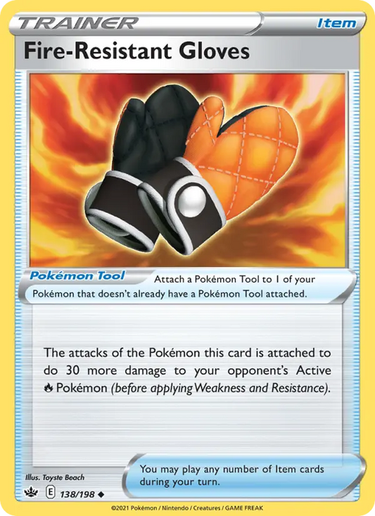 Fire-Resistant Gloves 138 Chilling Reign Pokesingles