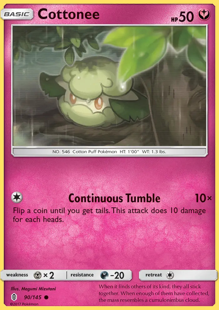 Cottonee 90 Guardians Rising Pokesingles