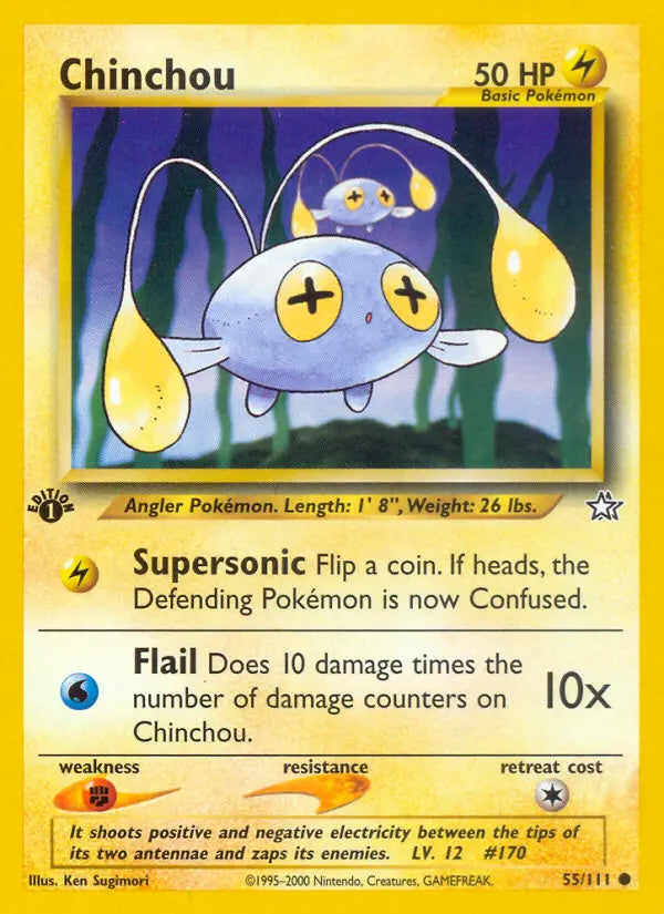 Chinchou 55 Neo Genesis Pokesingles