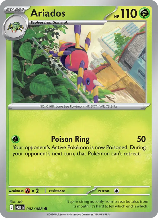Ariados 2 Perfect Order Pokesingles