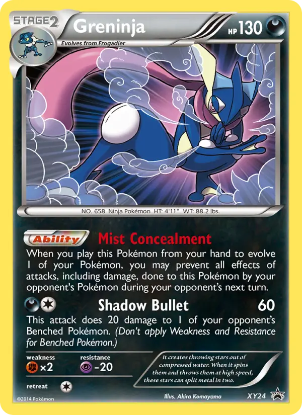 Greninja XY24 XY Black Star Promos Pokesingles