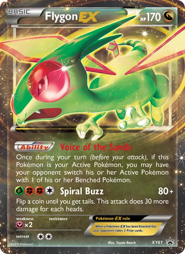 Flygon EX XY61 XY Black Star Promos Pokesingles
