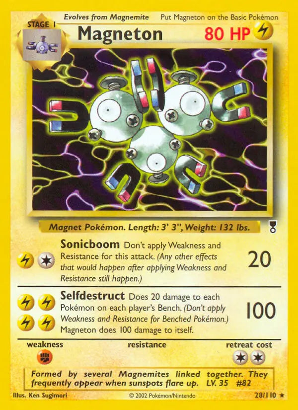 Magneton 28 Legendary Collection Pokesingles
