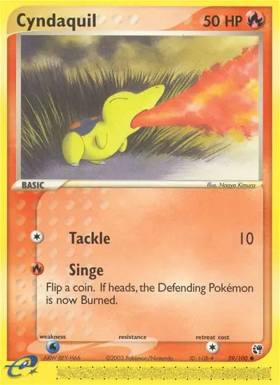 Cyndaquil 59 Sandstorm Pokesingles
