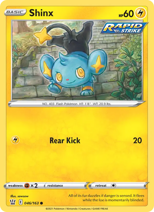 Shinx 46 Battle Styles Pokesingles