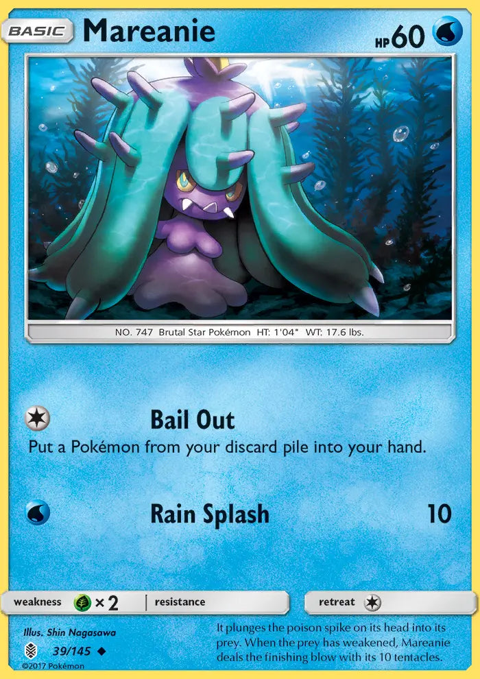 Mareanie 39 Guardians Rising Pokesingles