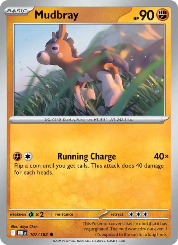 Mudbray 107 Destined Rivals Pokesingles