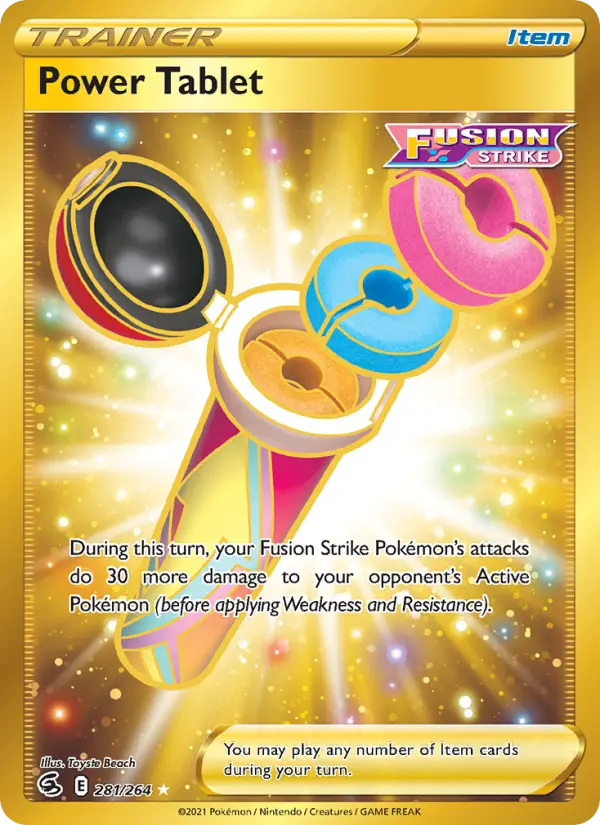 Power Tablet 281 Fusion Strike Pokesingles