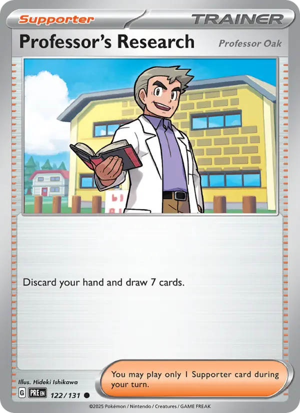 Professor's Research 122 Prismatic Evolutions Pokesingles
