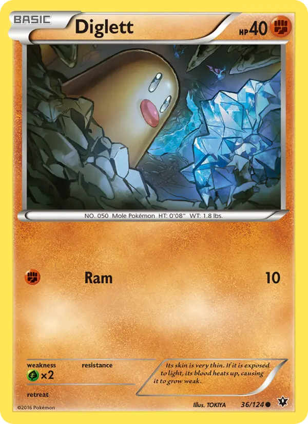 Diglett 36 Fates Collide Pokesingles