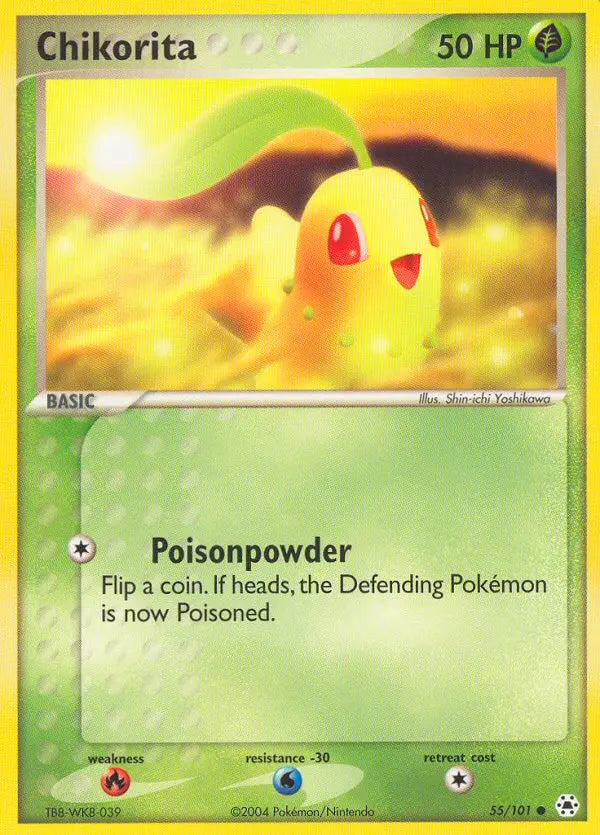 Chikorita 55 Hidden Legends Pokesingles