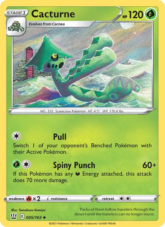 Cacturne 5 Battle Styles Pokesingles