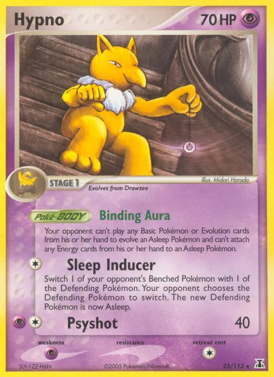 Hypno 23 Delta Species Pokesingles