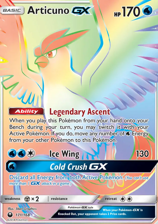 Articuno GX 171 Celestial Storm Pokesingles