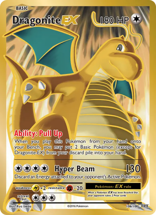 Dragonite EX 106 Evolutions Pokesingles