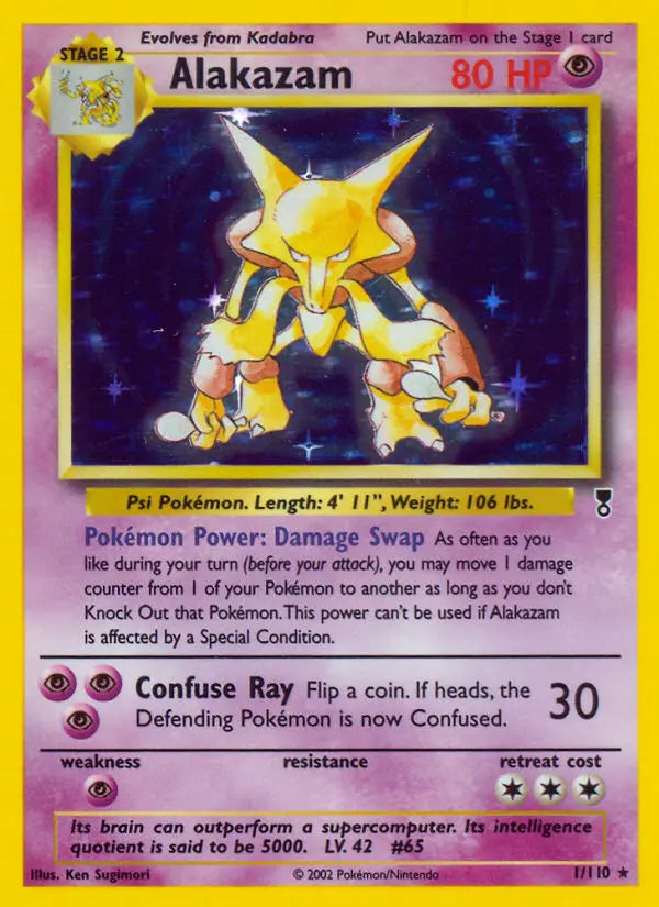Alakazam 1 Legendary Collection Pokesingles